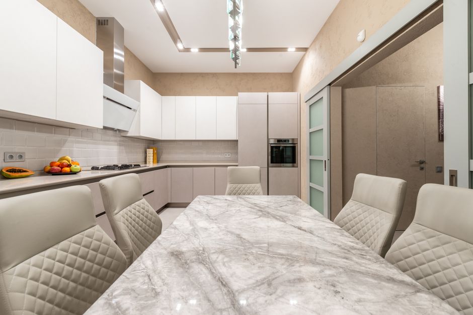 Modern luxury kitchen interior